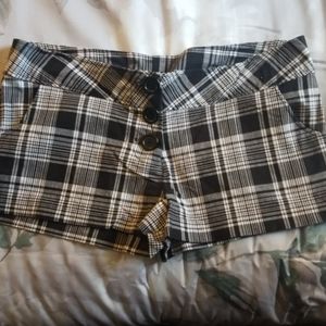 Plaid shorts